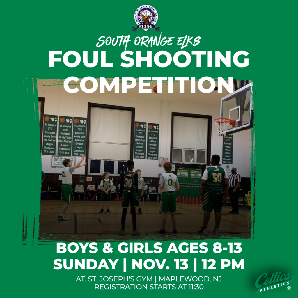 South Orange Elks Foul Shooting Contest St. Joseph's CYO